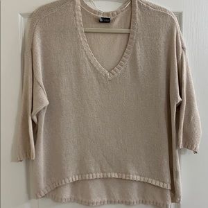 Sparkle & Fade 3/4 sleeve 80% cotton Sweater